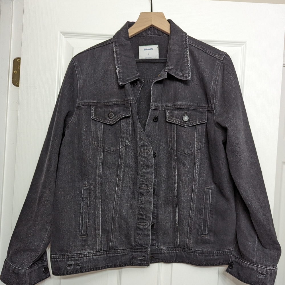 Black Denim Jacket - NWOT